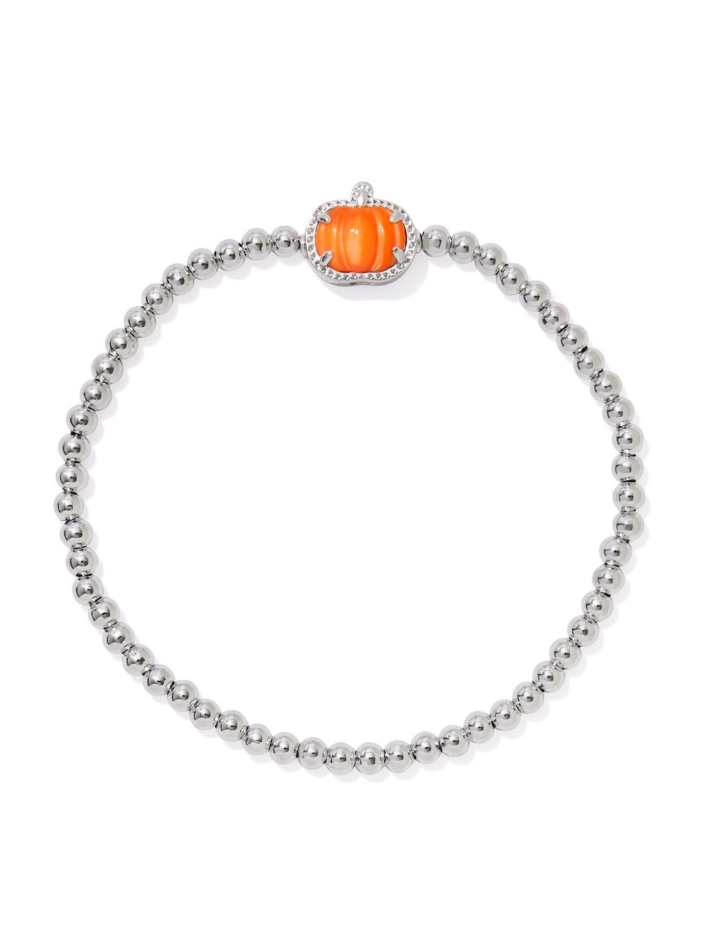 Kendra Scott Pumpkin Bracelet-Silver Tone